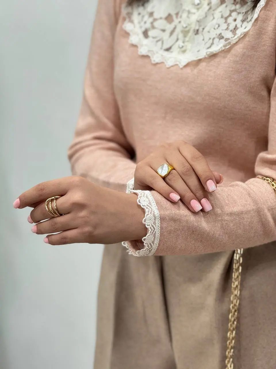 بافت گپ دانتل ترک صدف